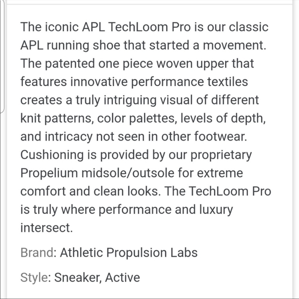 APL Techloom Pro Sneakers Brand New 9.5 - Picture 8 of 8
